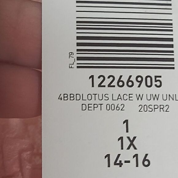 1X 14W 16W Pink Lace Babydoll Torrid Underwire - Picture 10 of 11